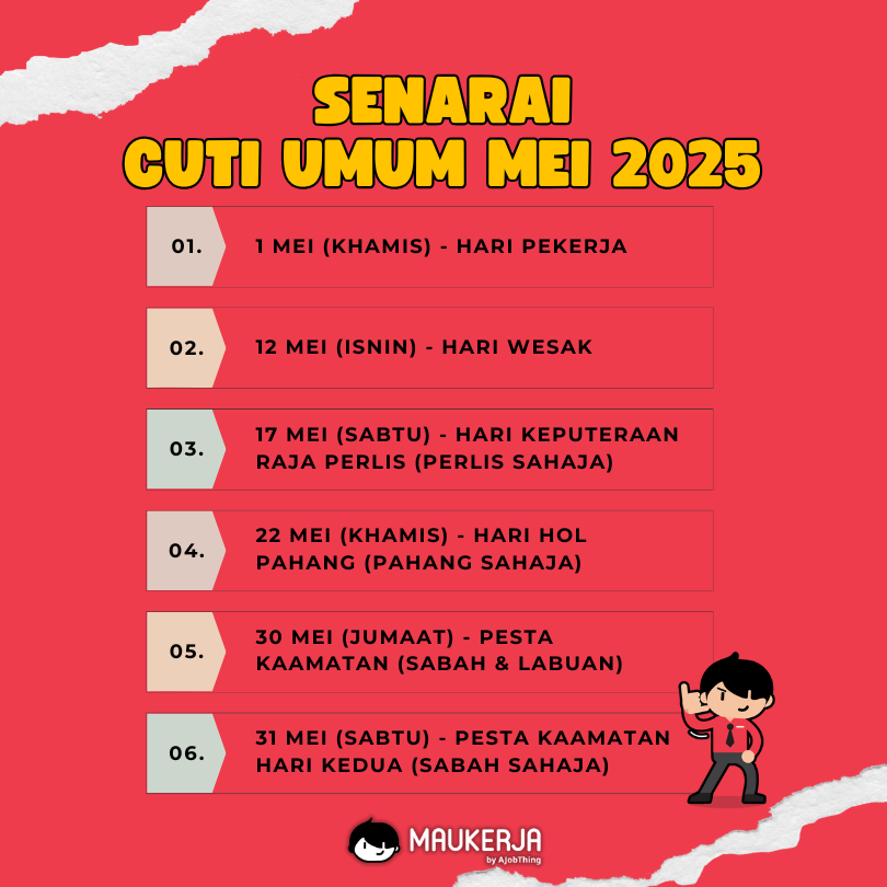 Cuti Umum Mei 2025